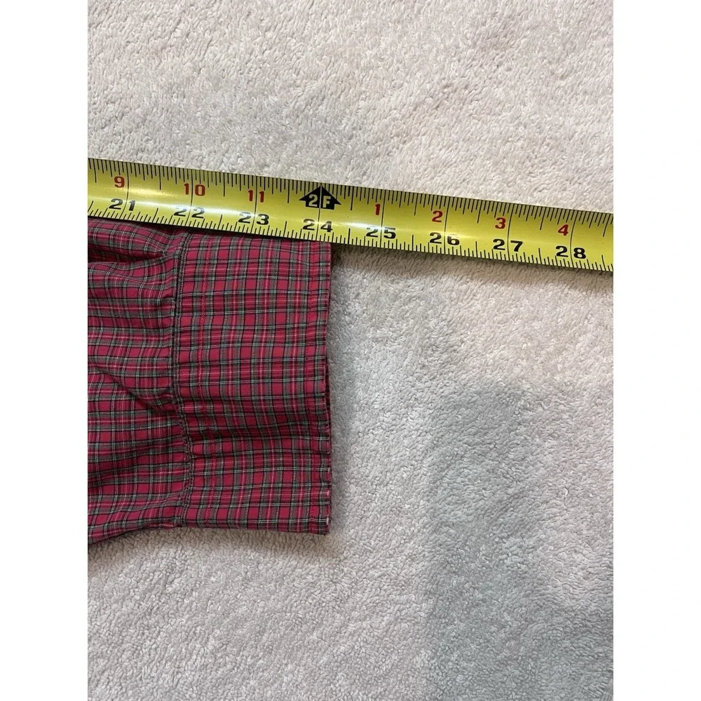 Polo Ralph Lauren Blake Sz XXL‎ Red Green Plaid Navy Pony Long Sleeve Oxford